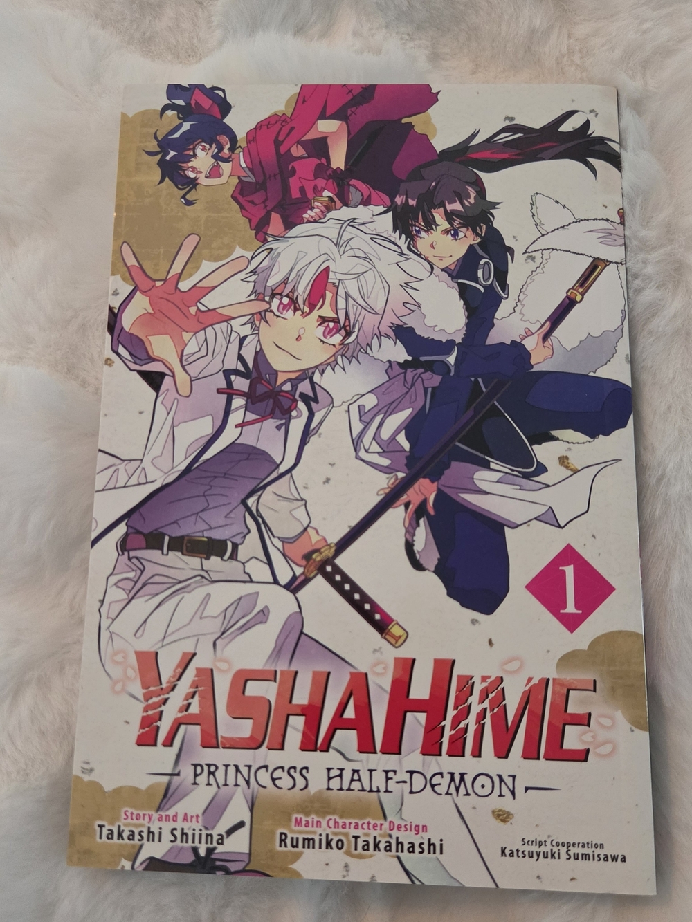 Yashahime: Princess Half-Demon Vol. 1 - White & Purple Cover